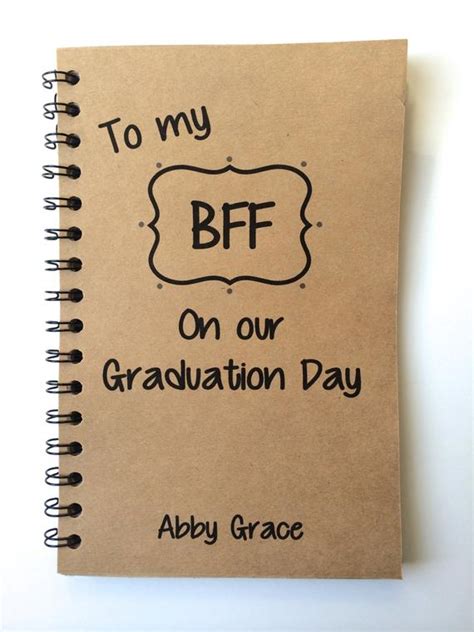 Your best friend is graduating and that's a big deal. Best Friend Gift Graduation Gift BFF Class of 2018