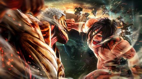 Attack On Titan Colossal Titan Wallpapers Wallpaper Cave