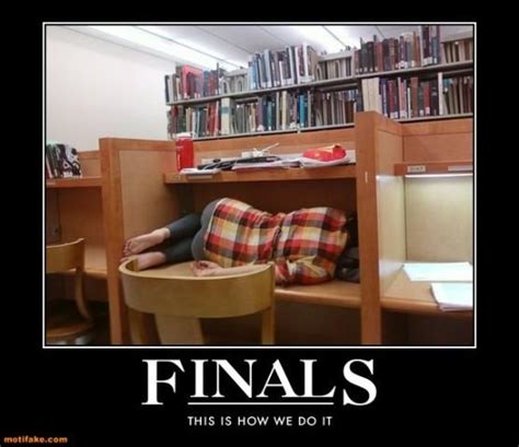 Fa la la la Finals Week - This is College!?