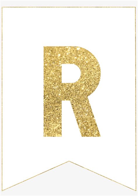 Gold Free Printable Banner Letters Paper Trail Design Gold Free