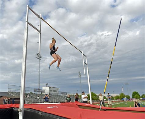 dramatic finishes in the jumps highlight day 1 of the l l league track and field championships
