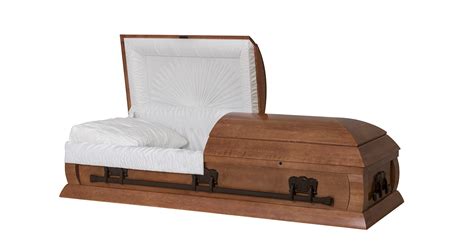 Casket Poplar Satin Medium Cotton Wood Cercueils Concept