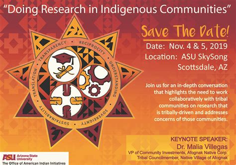 Doing Research In Indigenous Communities Event Save The Date