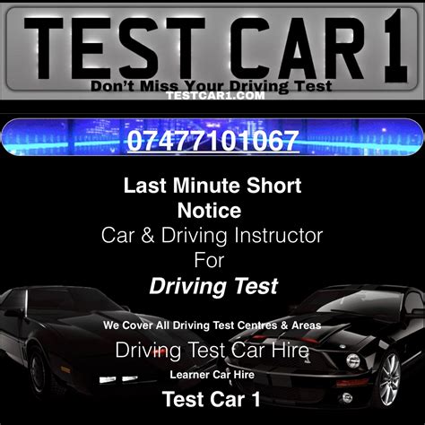 Practical Driving Test Car Hire Short Notice Instructor