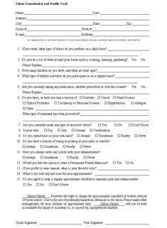 massage client waiver form picture massage therapy