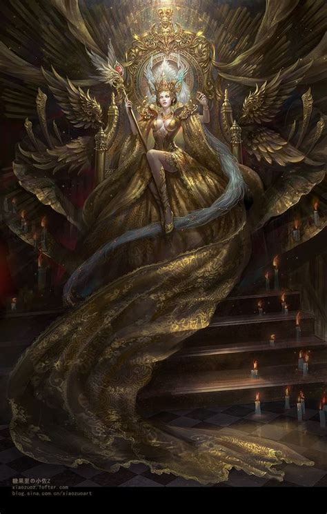 Gold Queen Ophelia By Xiao Zuo Concepts Concept Art Characters