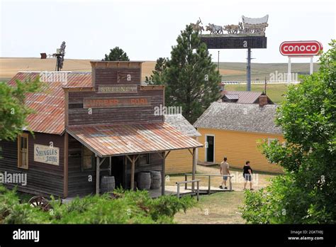 The Original 1880 Town Inmidland South Dakotausa Stock Photo Alamy