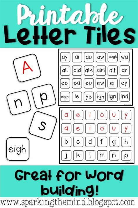 Printable Letter Tiles In 2021 Word Families Printable Letter