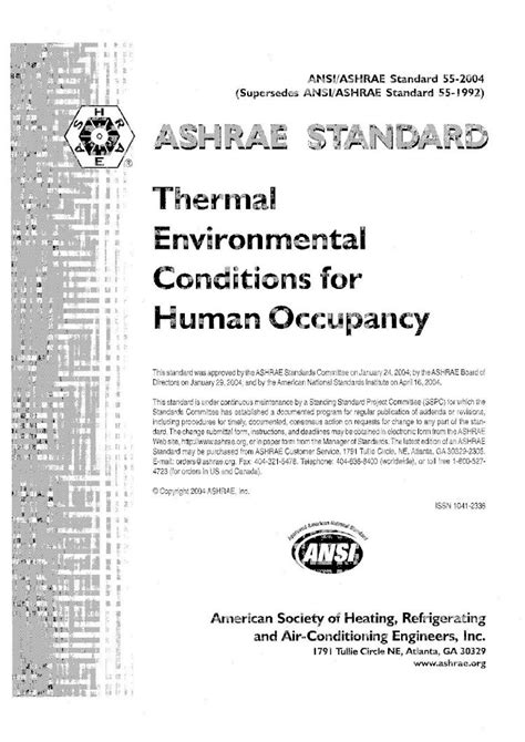 Pdf Ansi Ashrae Standard Supersedes Ansi Ashrae Standard Thermal