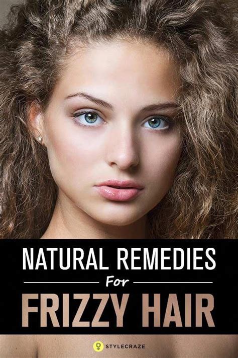 14 Natural Remedies For Frizzy Hair Wavyhairstyles Frizzy Hair Remedies Thick Hair Remedies