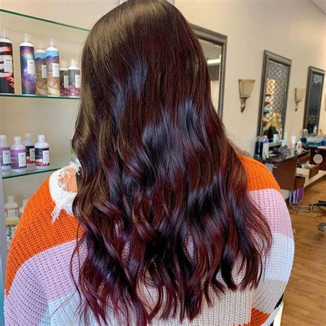15 Perfect Examples Of Cherry Cola Hair Colors To Try In 2024