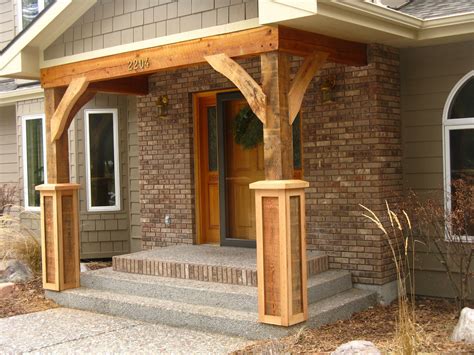 Cedar Wrapped Front Porch Columns — Randolph Indoor And Outdoor Design