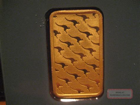 Gold Bar 20 Gram Perth 9999 Fine Gold Bullion Bar In Assay Card