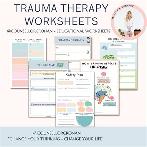 Resilience Coping Skills Worksheet Trauma Stress Management Ptsd