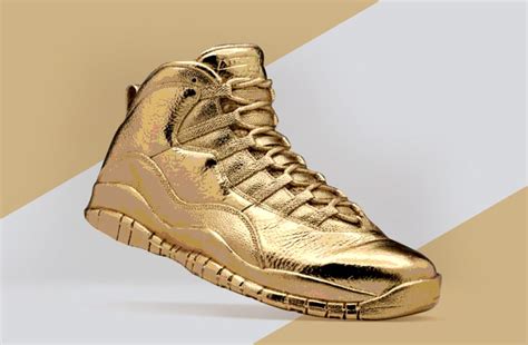 Drake took to instagram to tease a pair of solid gold ovo x air jordan 10 sneakers that the artist has produced for him. Most Expensive Sneakers in the World