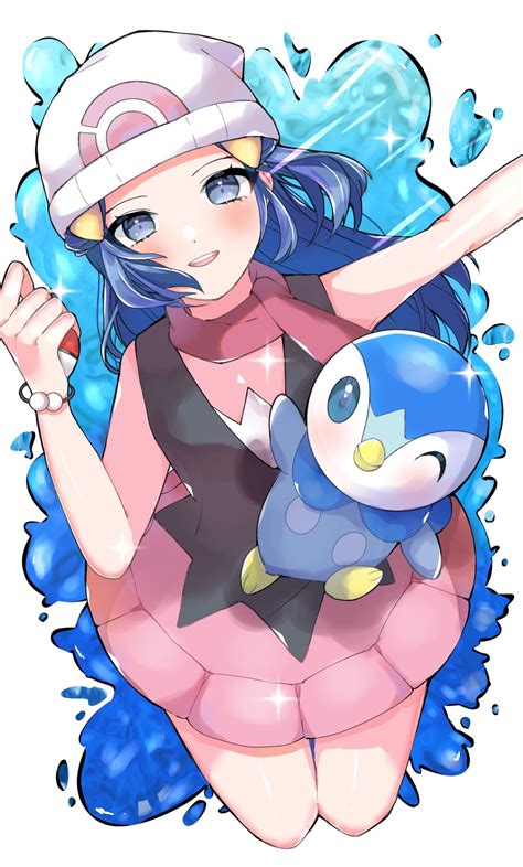 Dawn And Piplup Pokemon And 2 More Drawn By Umeume445 Danbooru