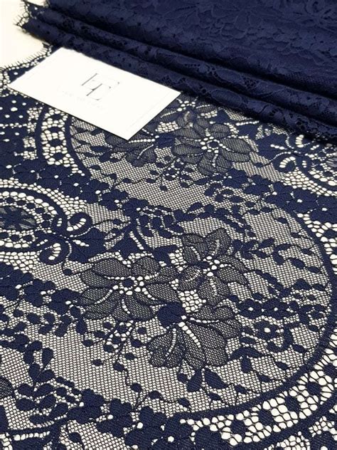 Navy Blue Chantilly Lace Trimming Lace To Love