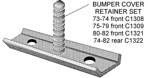 Bumper Cover Retainer Set Diagram View Chicago Corvette Supply