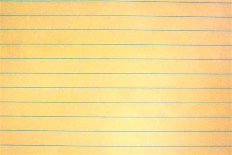 Yellow Notebook Paper Texture Picture Free Photograph Photos Public