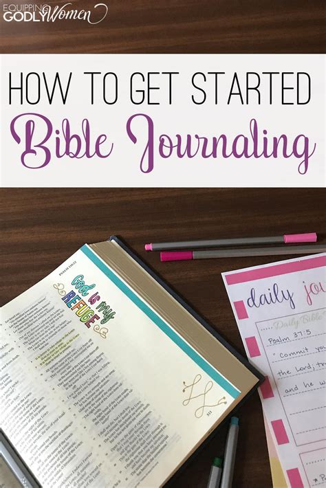 How To Get Started With Bible Journaling
