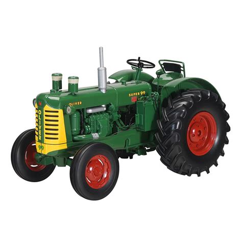 Oliver Super 99 Diesel Wide Front Tractor 116 Diecast Model By