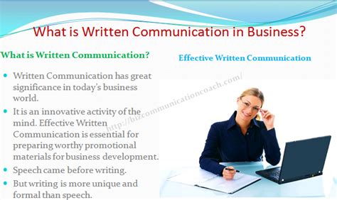 What Is Written Communication In Business