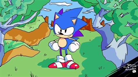 Do I Need A Reason To Draw Sonic Cd Art Coincidentally Happy New