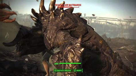 Fallout 4 The Legend Of The Nude Deathclaw Hunter Victim 1 Youtube