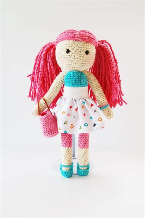 Unique Doll Custom Crocheted Doll Designed To Look Like