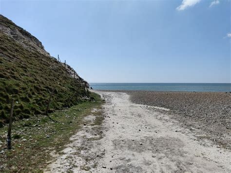 Path And Beach At Cliff End © Mat Fascione Geograph Britain And Ireland