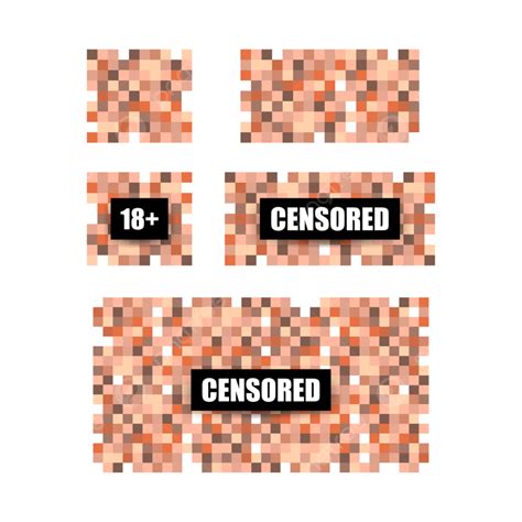 Censored Pixel Png Vector Psd And Clipart With Transparent
