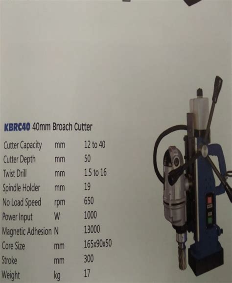 Broach Cutter Machine Kpt Kbrc 40 Twist Drill Capacity 15 To 16 At