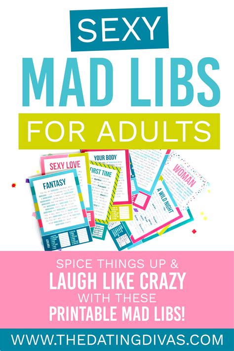 Sexy Mad Libs For Adults Free From The Dating Divas
