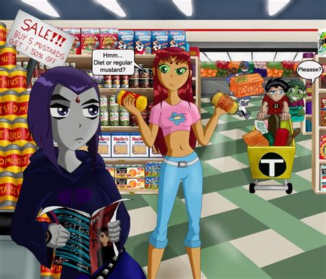Tt Shopping Day By Limey404 On Deviantart Teen Titans Go Teen Titans Original Teen Titans