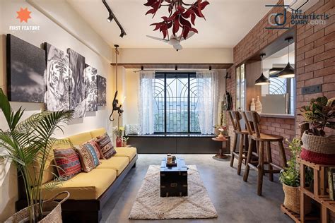 1bhk Interiors Is A Melange Of Indian Aesthetics With Earthy Feel The