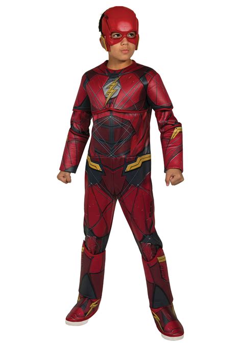 Boys Justice League Deluxe Flash Costume Superhero Costumes