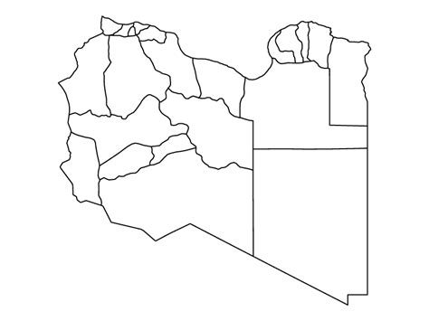 Libya Political Map Blank Maps Repo