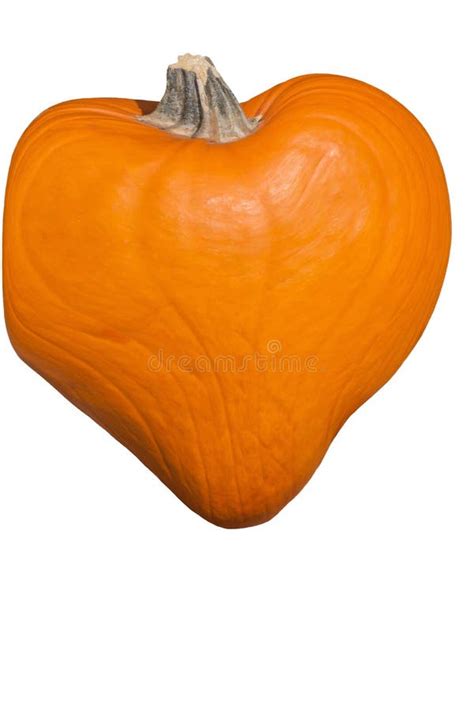 Pumpkin With Heart Eyes And Nose Stock Image Image Of Eyes Nose