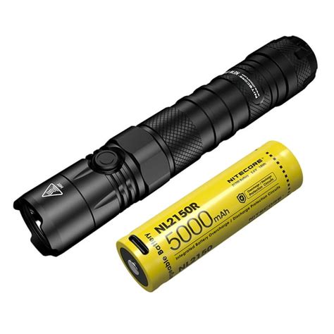 New P12 1200 Lumen Flashlight With 5000mah Usb Rechargeable Battery