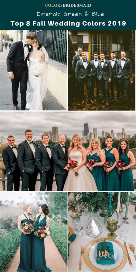 Top 8 Fall Wedding Color Trends And Ideas For 2019 Blue