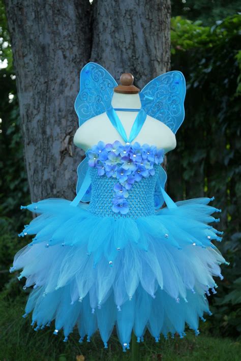 Blue Fairy Tutu Dress Fairy Costume Water Fairy Robe De Fée Robes
