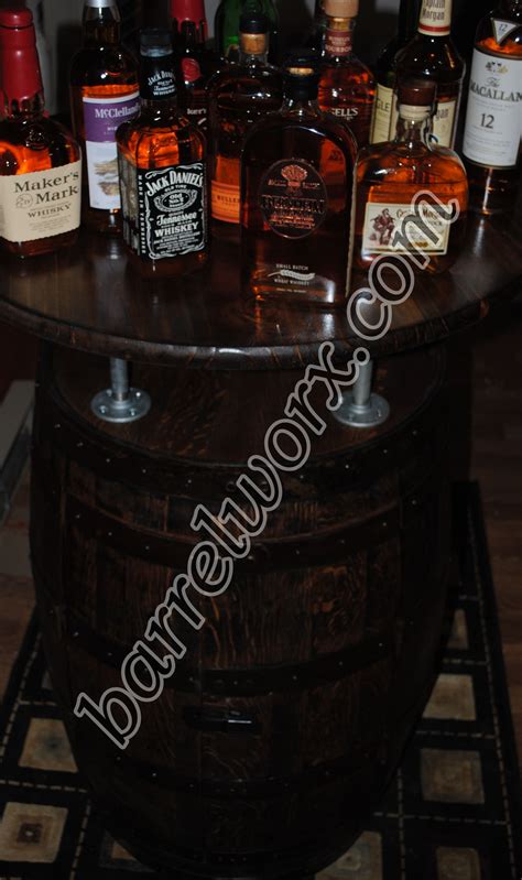 whiskey barrel liquor cabinet bistro table whiskey barrel whiskey barrel furniture liquor