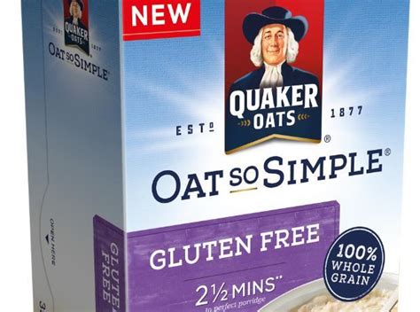 Quaker Adds Gluten Free Oat So Simple And Rolled Oats Lines News The