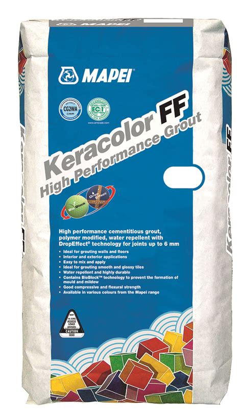 The gaps can be of tiles or between the bricks. Mapei Keracolor FF #113 CEMENT GREY 20kg Tile Grout