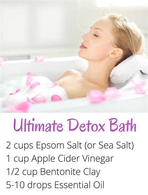 Ultimate Detox Bath Bath Detox Detox Bath Recipe Detox