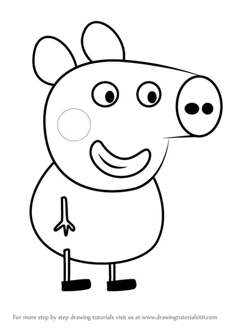 Learn how to draw a pig for kids, easy and step by step. Learn How to Draw Alexander Pig from Peppa Pig (Peppa Pig ...