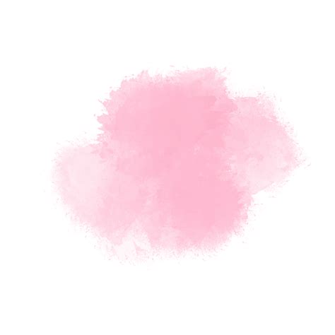 Pink Watercolor Brush Stroke 34002343 Png