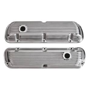Sbf Finned Aluminium Valve Covers Fits Ford W Carbureted Arnold S Automotive Shop