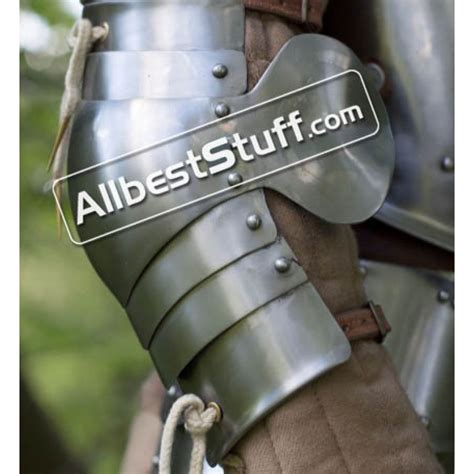 Medieval Plate Armor Elbow Protection 18 Gauge Steel
