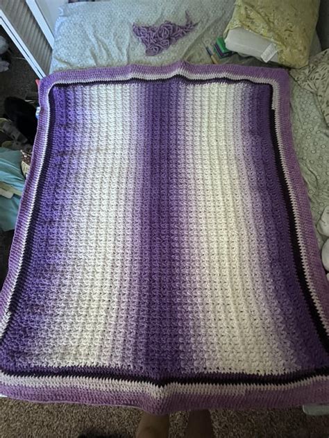 Finally Finished My First Blanket I Posted About A Few Days Ago Very